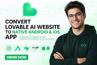 convert lovable base44 web to android ios app capacitor mobile app development