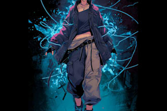draw beautiful anime art illustration