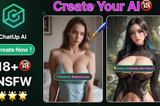 develop ai powered nsfw saas website ai nsfw girlfriend chatbot nsfw vd website