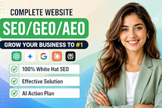 do monthly website local off page aeo geo SEO backlinks building for ai search