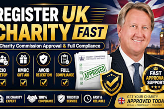 register UK charity with uk charity commission full legal compliance support