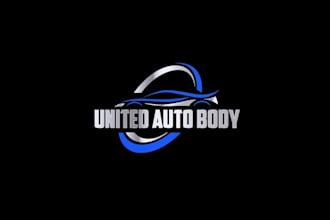 design fantastic classic auto body logo