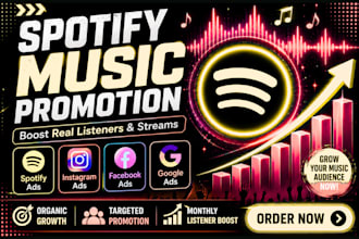 do spotify music promotion with targeted ads for organic spotify growth paid ads