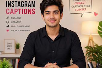 write instagram captions for influencers and content creators