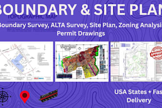 tx fl ca ny land survey boundary survey zoning and site plan