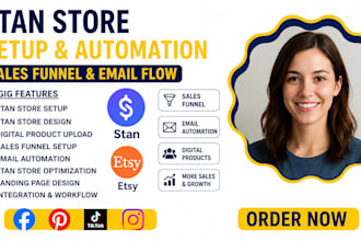 setup and automate your stan store sales funnel