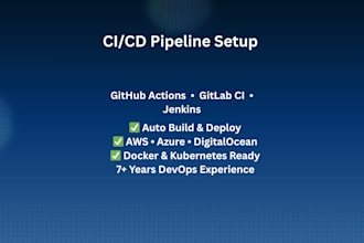 set up a ci cd pipeline using github actions or gitlab ci for your project