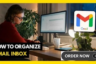organize inbox, virtual assistant and gmail inbox management