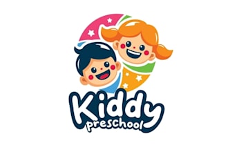 design kids logo and baby brand for children shop or website