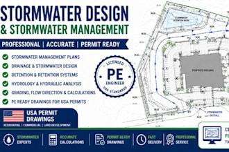 prepare pe ready stormwater design in civil 3d