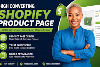 redesign shopify product pages for more sales