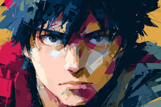 draw anime character art