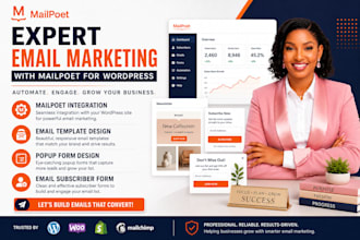 do mailpoet integration,template design,popup form design, email subscriber form