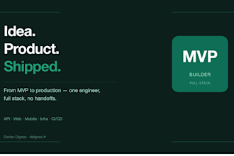 build your full stack web app or saas mvp from scratch