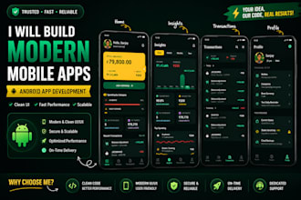develop a modern mobile application