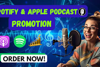 do organic podcast marketing, spotify promotion and apple podcast growth