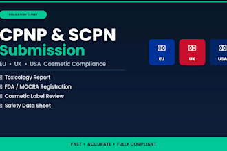 submit your cosmetic product on cpnp, scpn eu and UK compliance portal