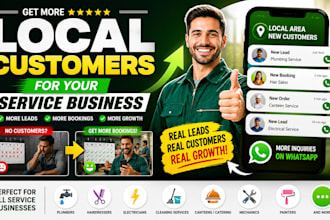 generate real local leads for your plumbing, salon or service business