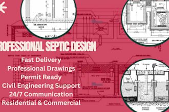 design residential septic systems for california and texas