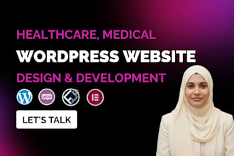 build healthcare website medical or dental wordpress website