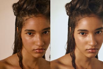 do natural portrait and beauty retouching