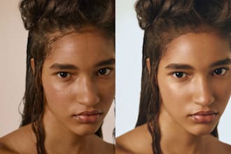 do natural portrait and beauty retouching