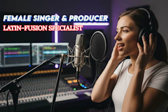 be your female singer for afropop, afrobeats, amapiano, latin fusion songs