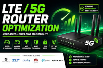 setup and optimize your lte 5g router for best performance