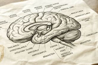 draw professional medical illustrations and anatomical sketches