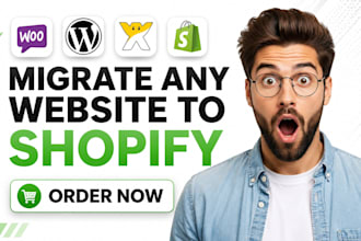 migrate woocommerce to shopify, wordpress to shopify migration, wix to shopify