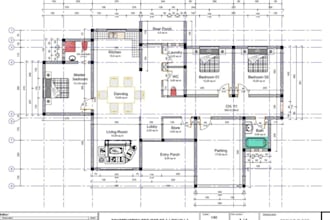 be your architect or draftsman for 2d floor plans and autocad drawings