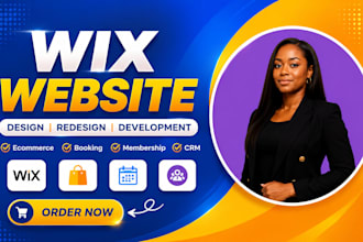 design wix website, wix studio, ecommerce, booking, membership and CRM