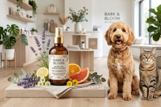 formulate long lasting pet deodorizing spray for dogs and cats