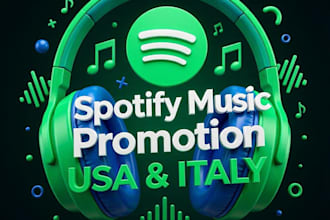 do spotify music promotion in USA italy
