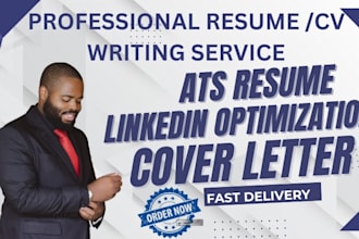 write an ats executive resume, CV and linkedin profile