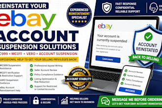 reinstate mc999 mc011 vero suspension reinstate ebay account suspension