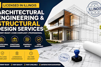 licensed illinois architectural engineering and structural sets designs adu plan