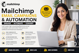 create mailchimp email campaigns and automation