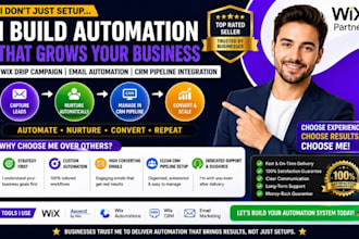 create wix drip campaign wix CRM pipeline integration setup wix email automation