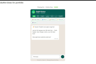 build a multilingual ai chatbot for your website or whatsapp business