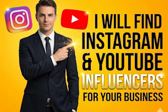 do expert influencer research for instagram and youtube