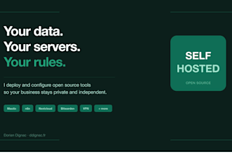 configure self hosted open source tools for your business
