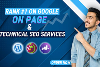 fix on page SEO issues and improve website performance
