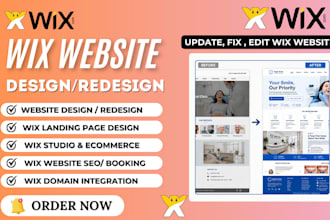 do wix website redesign wix redesign wix studio website update, fix wix website