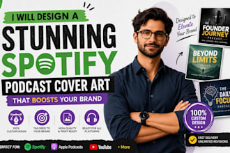 design a stunning spotify podcast cover art that boosts your brand
