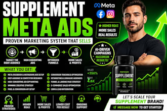 setup proven supplement facebook ads supplement marketing supplement meta ads