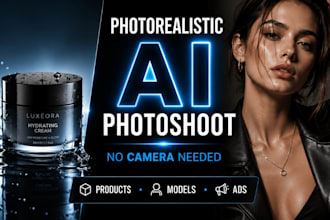 create photorealistic ai photoshoot and ai product photography