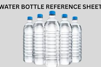 do waterbottle ref sheet