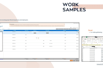 do bookkeeping and payroll stuffs