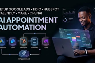 setup google ads tidio hubspot calendly make openai ai appointment automation